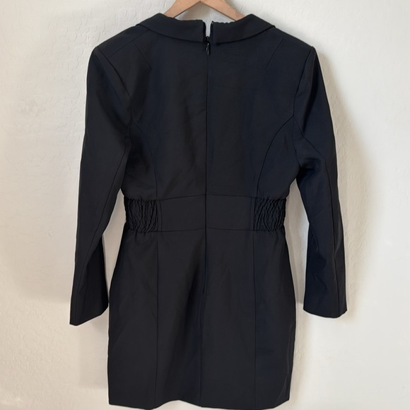 NWT Lavish Alice Corset Tux Mini Dress in Black Size 10 - Picture 4 of 9